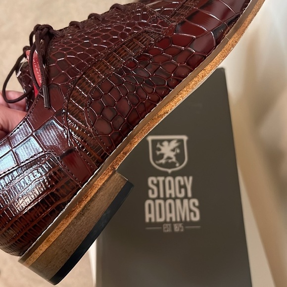 Stacy Adams Gabardo Bike Toe Oxford 10.5 - Picture 4 of 6